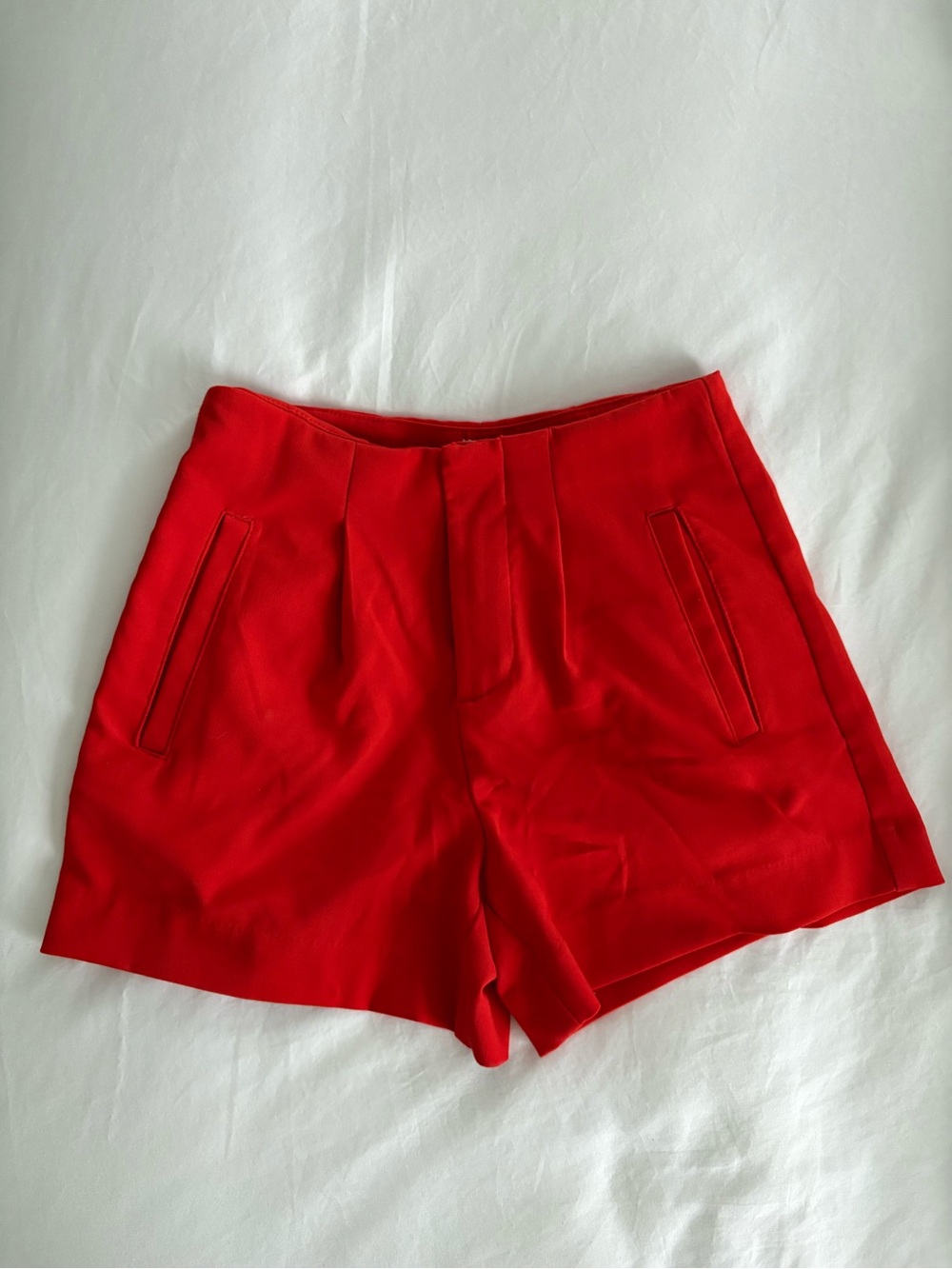 a new day Red High-Waist Tailored Women's Shorts